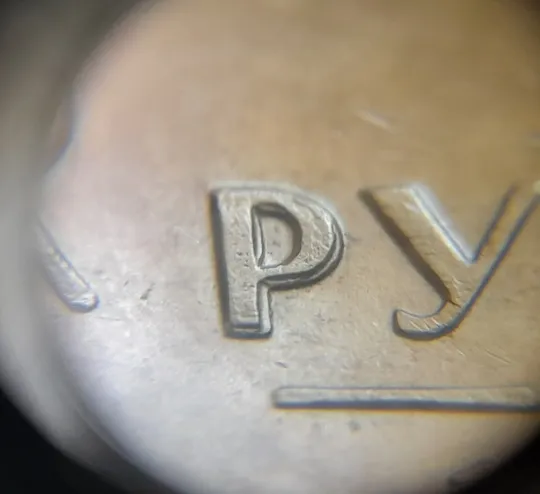 (7970) 1 рубль 1992 РФ, М, двійний удар на аверсі та реверсі Продаж