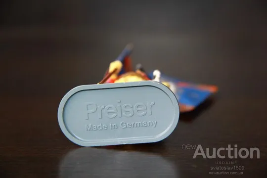 американец пруссак знаменосец PREISER ELASTOLIN 70мм ФРГ №541117 Недорого