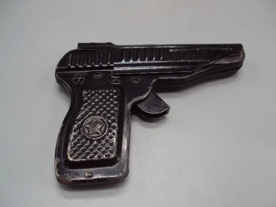 Детская игрушка ссср пистолет Макарова металл размер 10,3х13,5 см №15348 Ціна