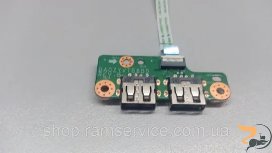 Додаткова плата, USB роз'єм, для ноутбука ACER Aspire E5-771, ZYW, DA0ZYVTB6B0, б/в Ціна