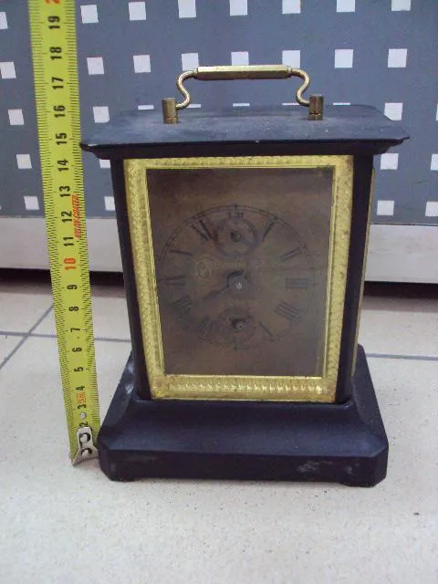 Часы настольные каминные Сирена Сортъ высота 17,5 см, корпус 15 см (№1451) №11399 Ціна