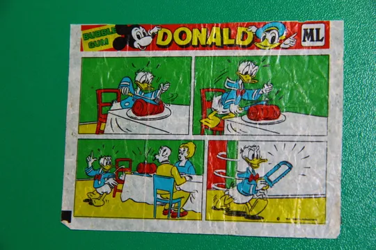 ВКЛАДИШ ЕТИКЕТКА ВІД ЖУВАЛЬНОЇ ГУМКИ вкладыш DONALD ML Ціна