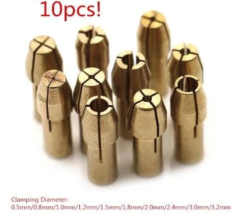 Купити Набор цанг 10 шт. хвостовик диаметром 4.8 мм.
