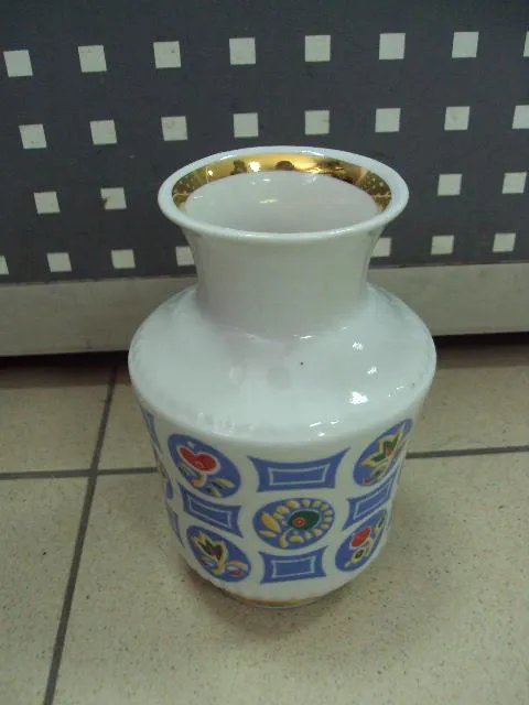 Купити Ваза вазочка фарфор с картинками образец Тернополь с картинками 15 см ссср (№3365) №10526