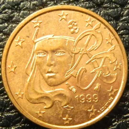 1 євроцент 1999 Франція Ціна