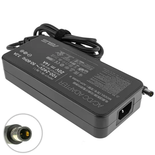 Купити Оригінальний блок живлення для ноутбука MSI 20V, 14A, 280W, 7.4*5.0mm, Black, OVALE