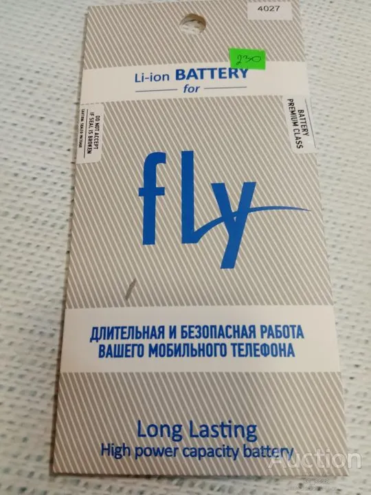 Аккумулятор (оригинал 100%) для Fly BL4027 новый Ціна
