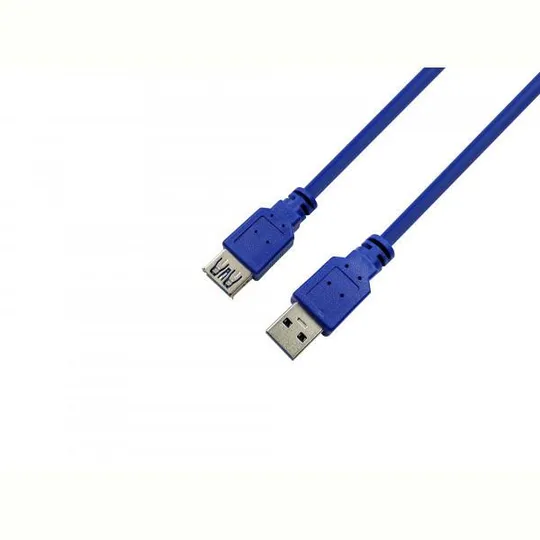 Кабель ProLogix USB - USB V 3.0 (M/F), 3 м, синий (PR-USB-P-11-30-3m) Ціна
